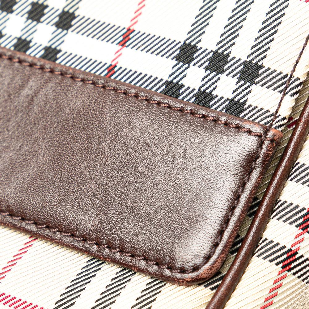 Pre-Loved Burberry House Check Canvas Crossbody - Picture 8 of 9